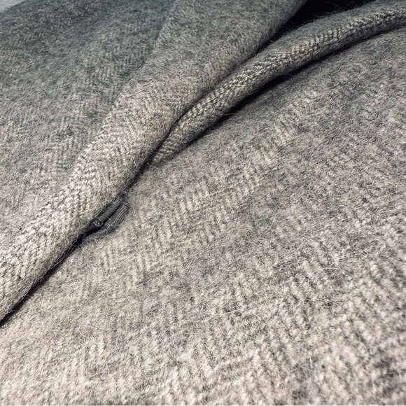 RAG & BONE wool herringbone coat / grey / size 8 - Picture 7 of 15